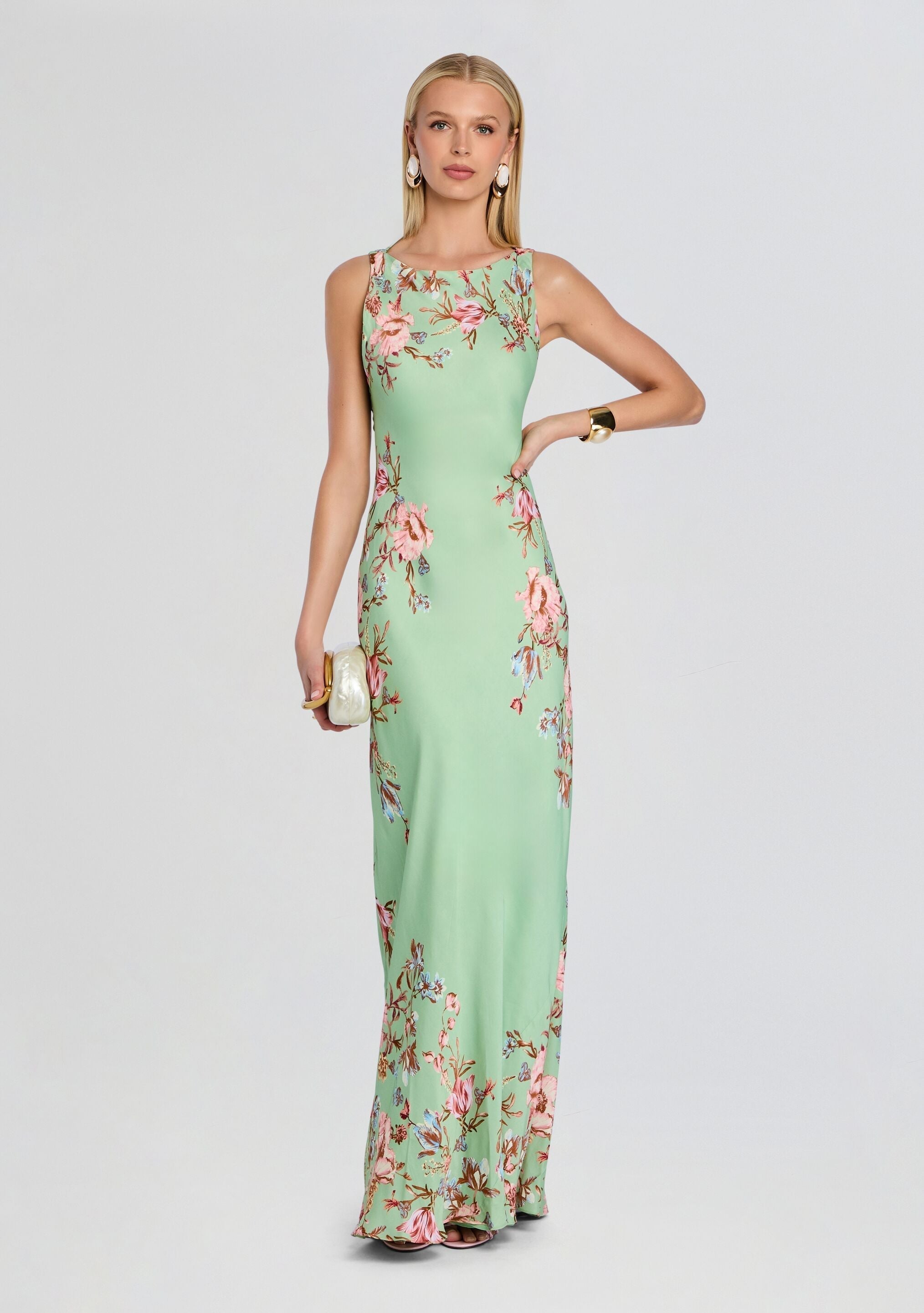 Ezra Bias Maxi Dress
