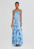 Milo Strapless Flared Dress