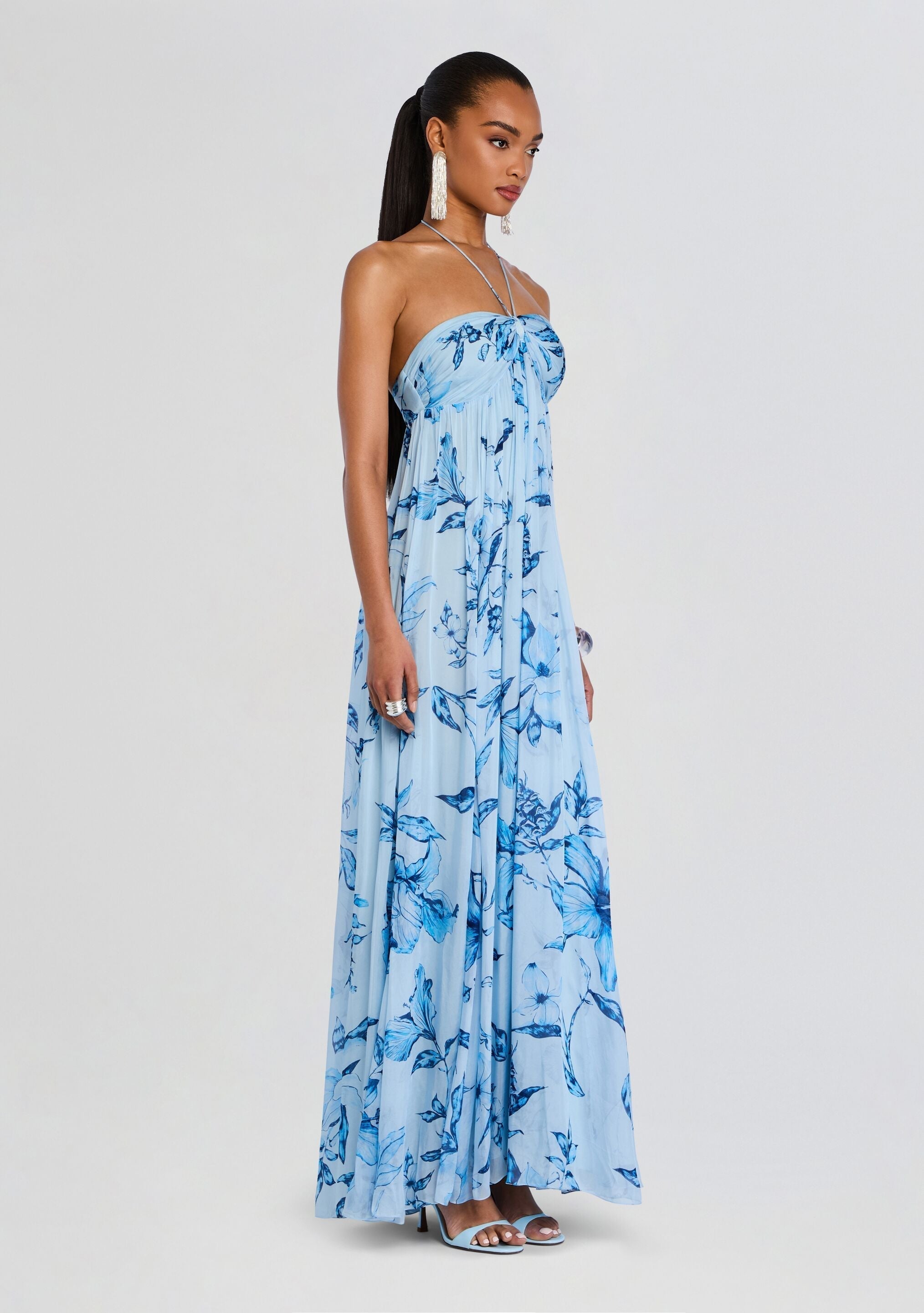 Milo Strapless Flared Dress