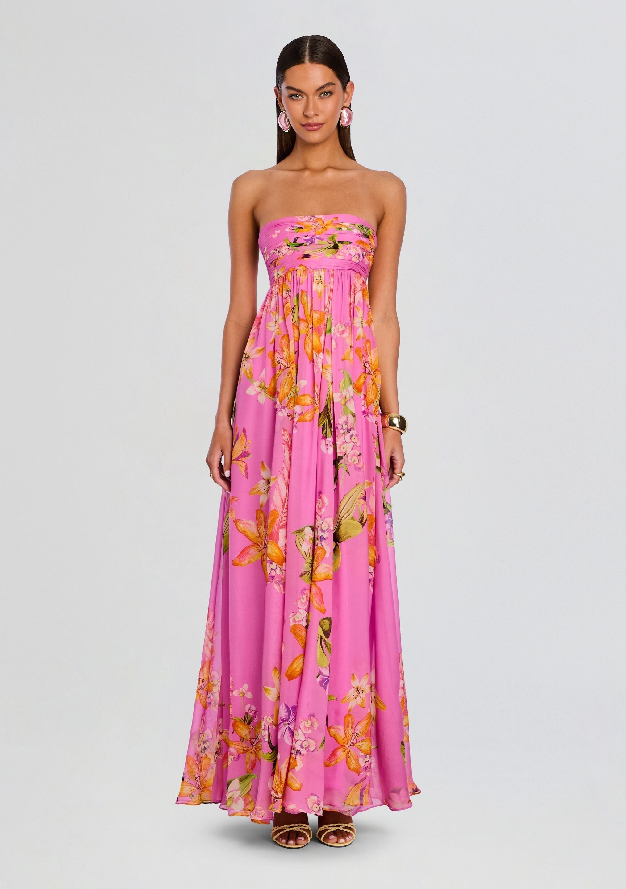 Posy Strapless Mini Dress