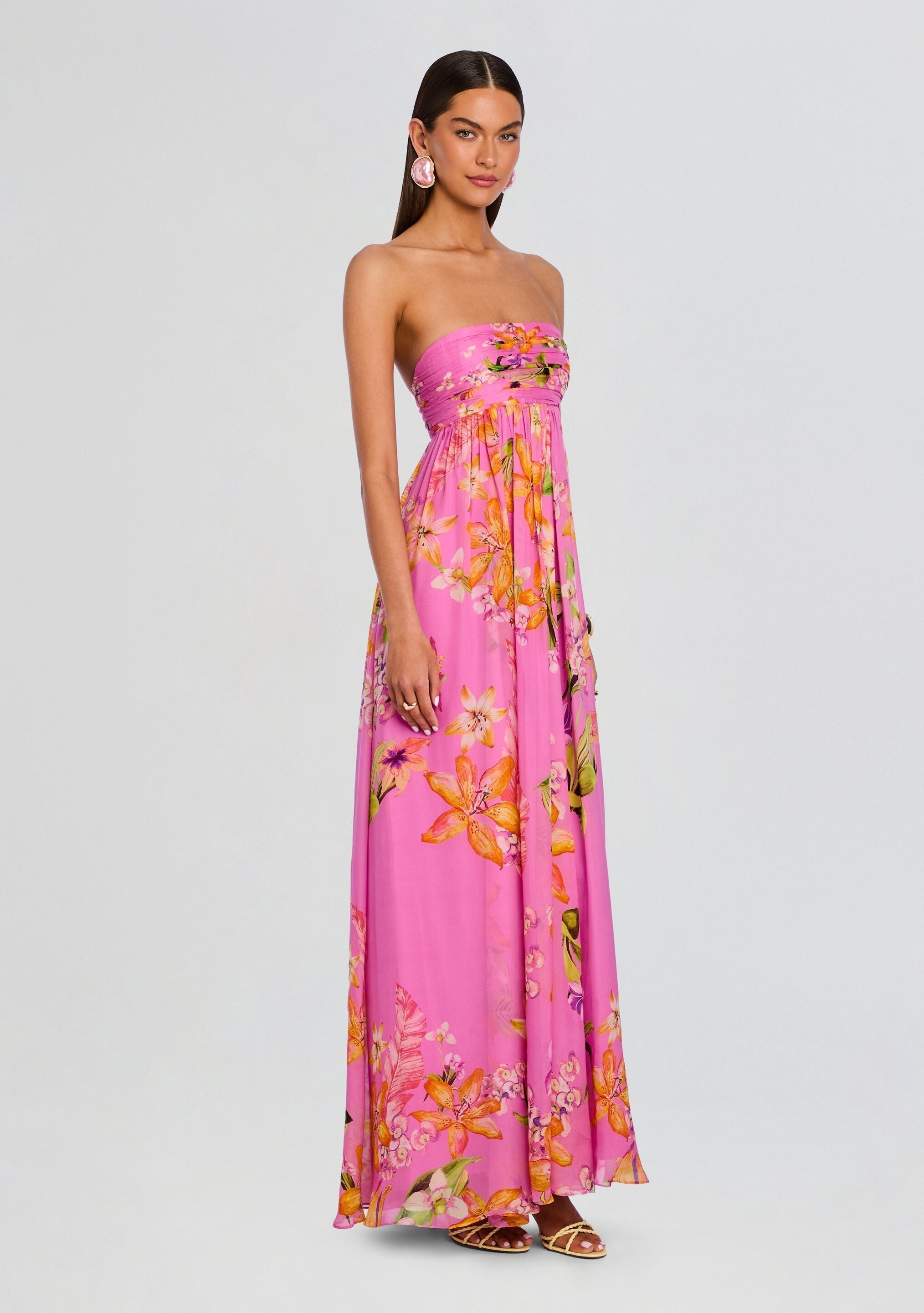 Posy Strapless Mini Dress