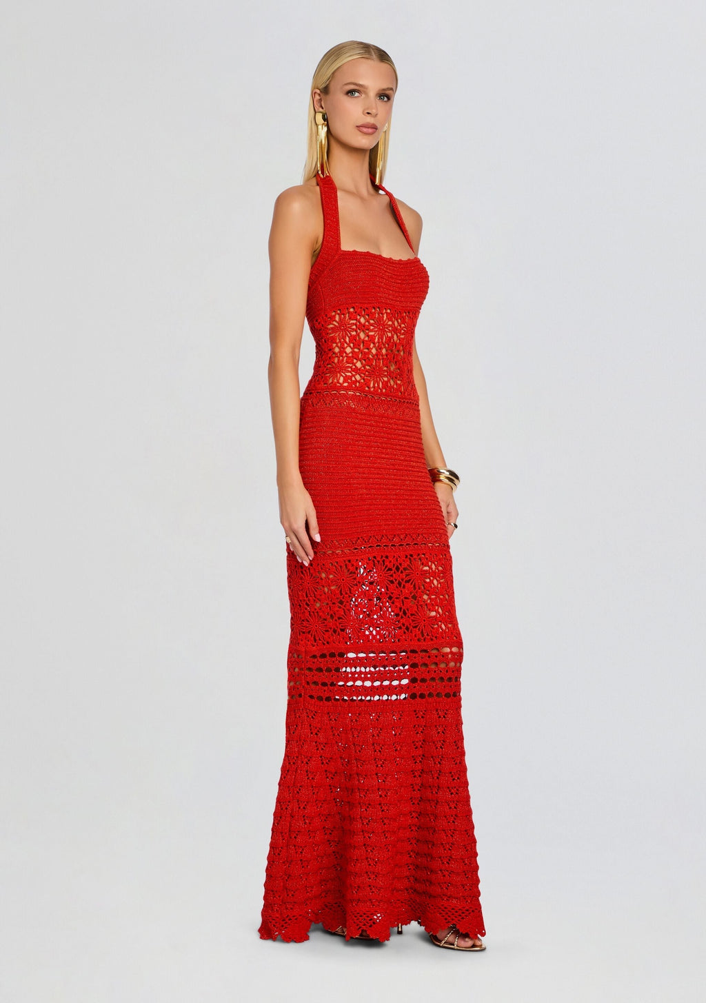 Peggie Crochet Maxi Dress