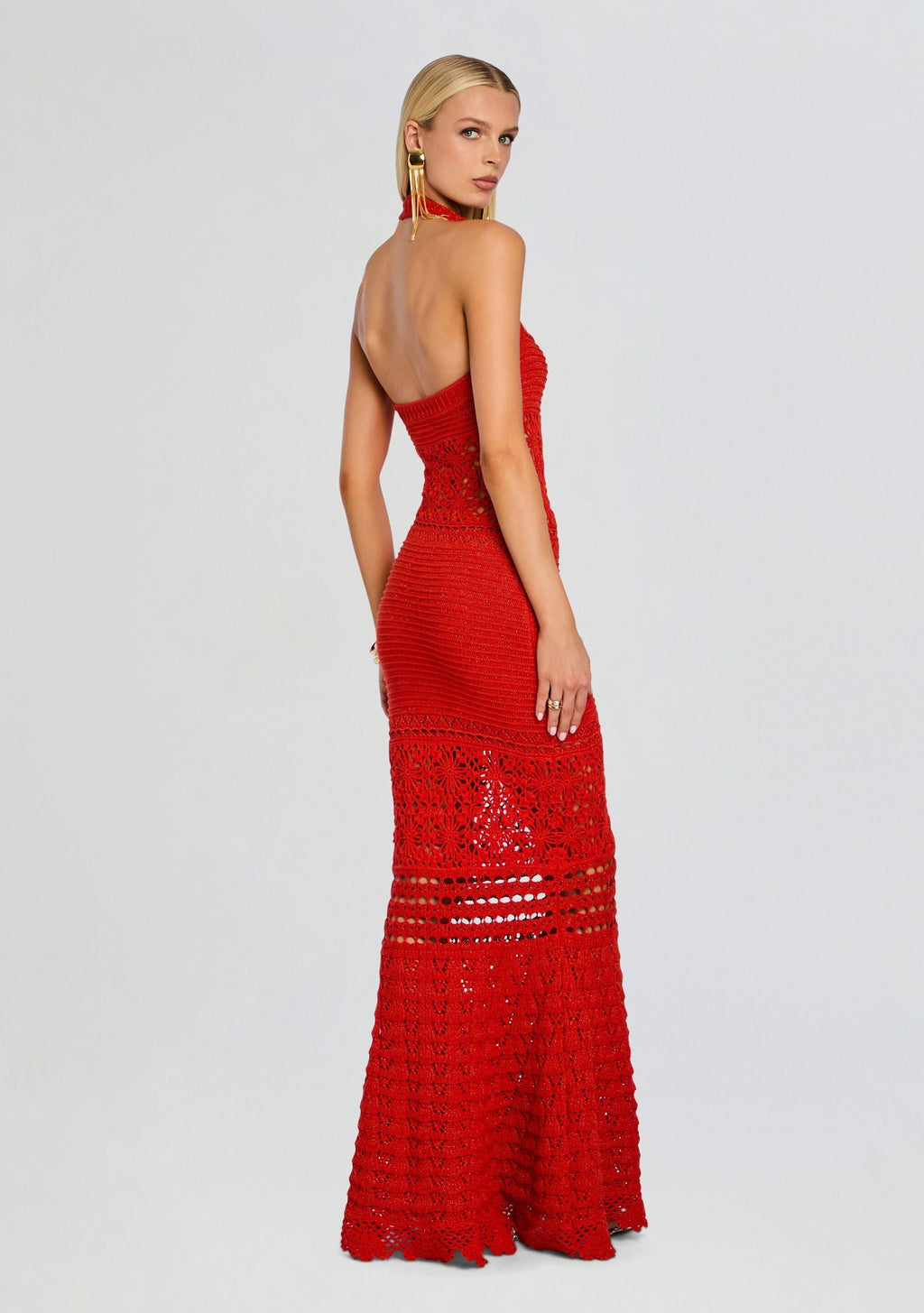 Peggie Crochet Maxi Dress