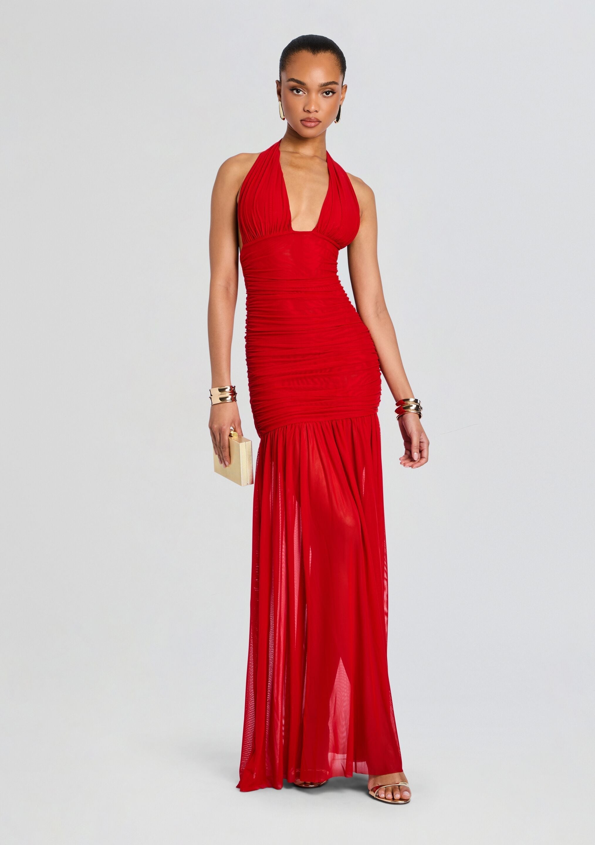 Teghan Mesh Dress