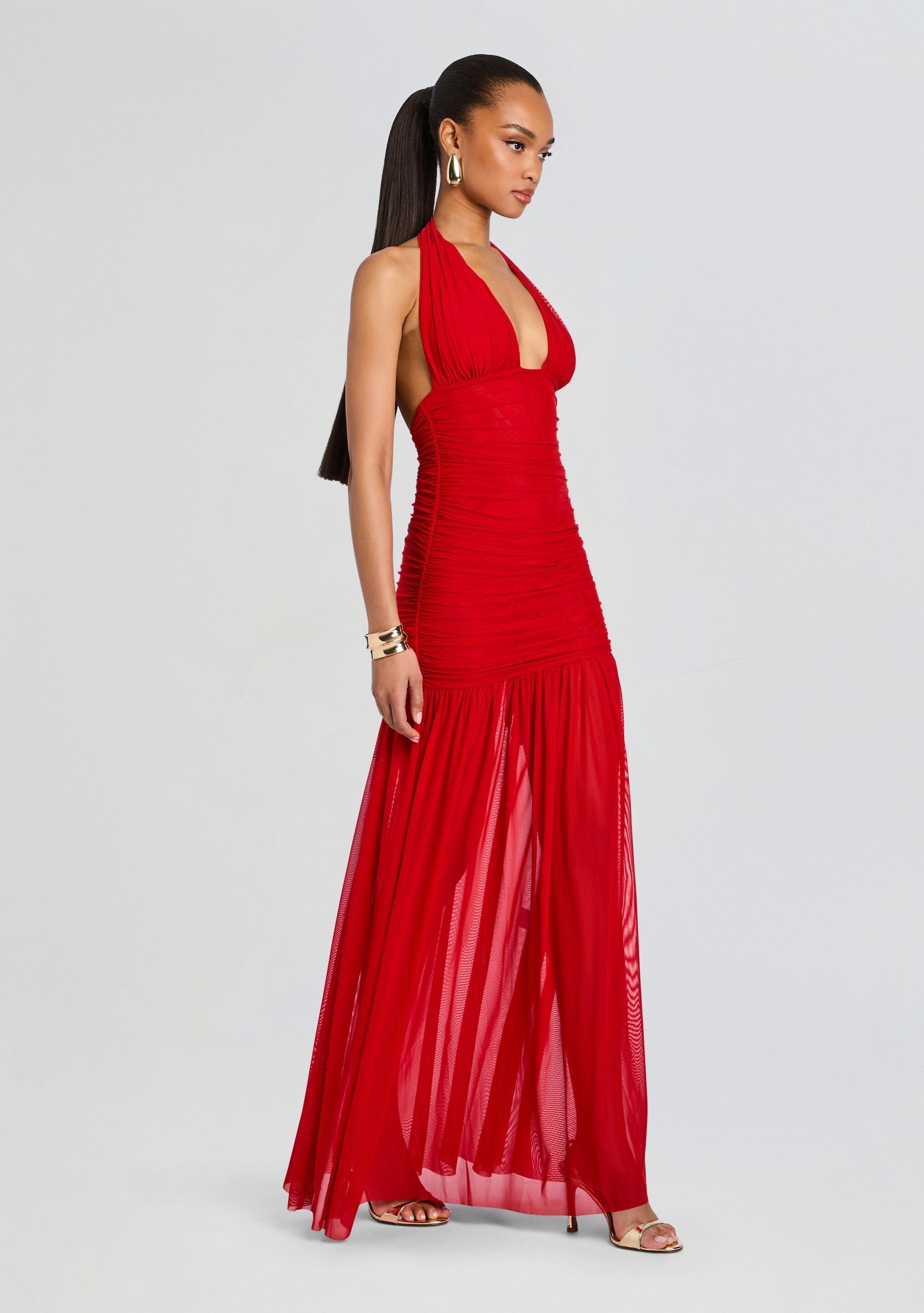 Teghan Mesh Dress
