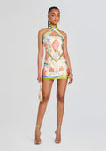 Cable Silk Mini Dress