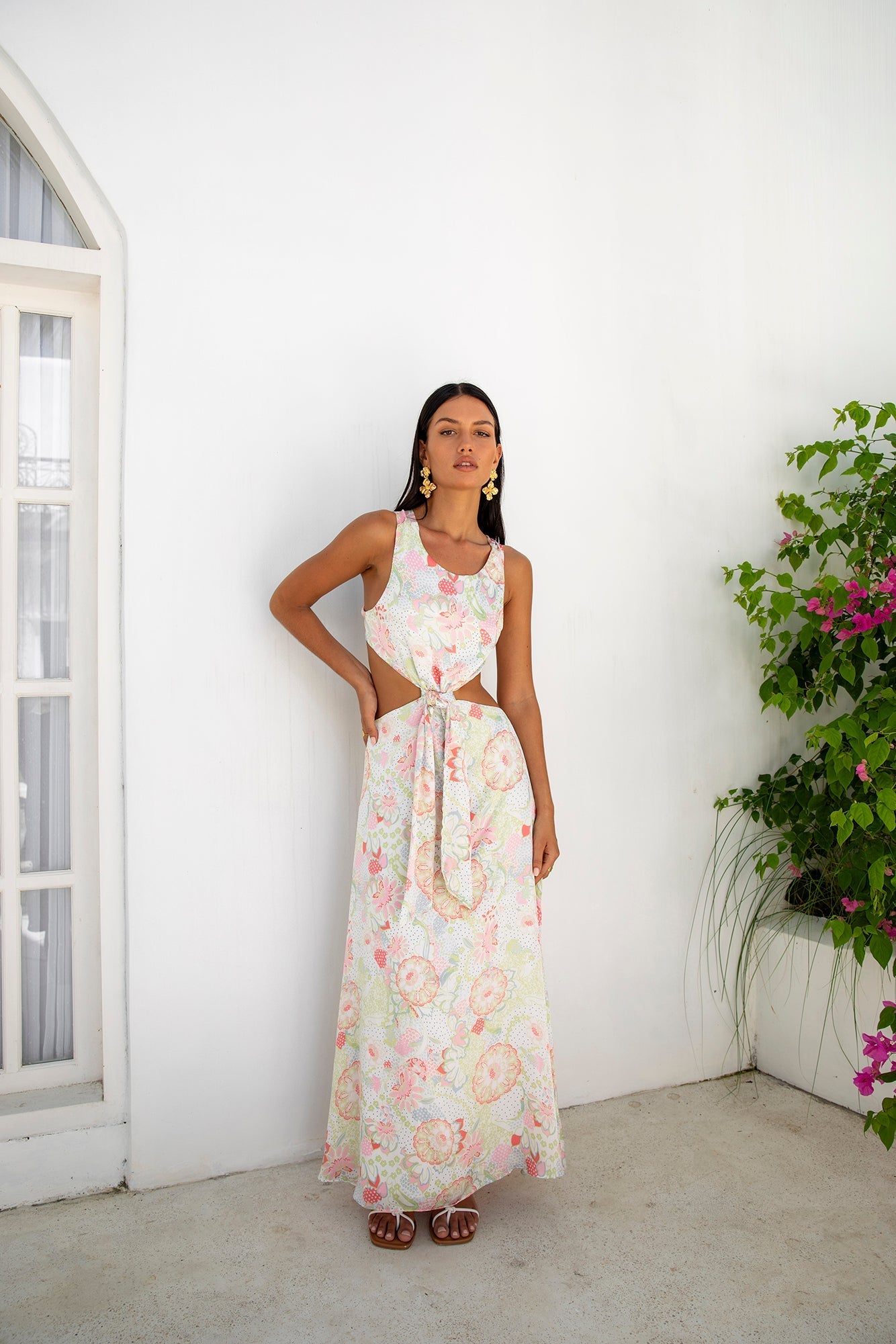 FORTUNATE ONE Clear Skies Maxi Dress Multi