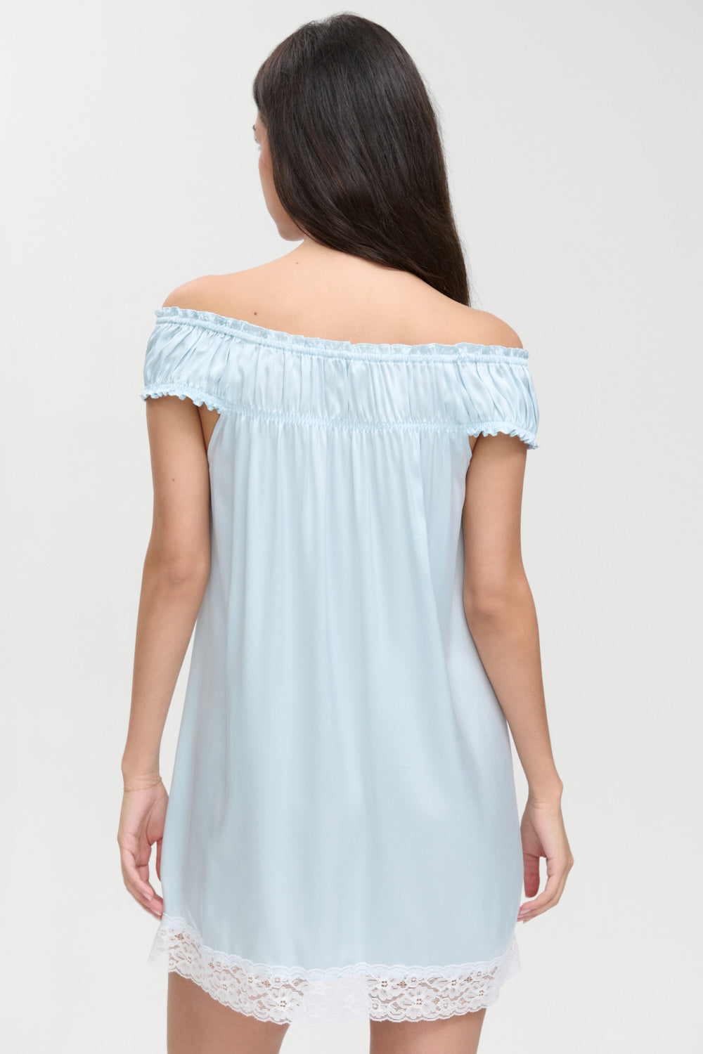 Carlisle Silk Babydoll Dress - Beach Club
