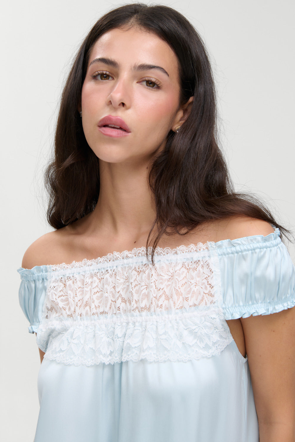 Carlisle Silk Babydoll Dress - Beach Club