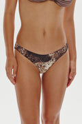 Catalina Reversible Bikini Bottom - Saddle Up
