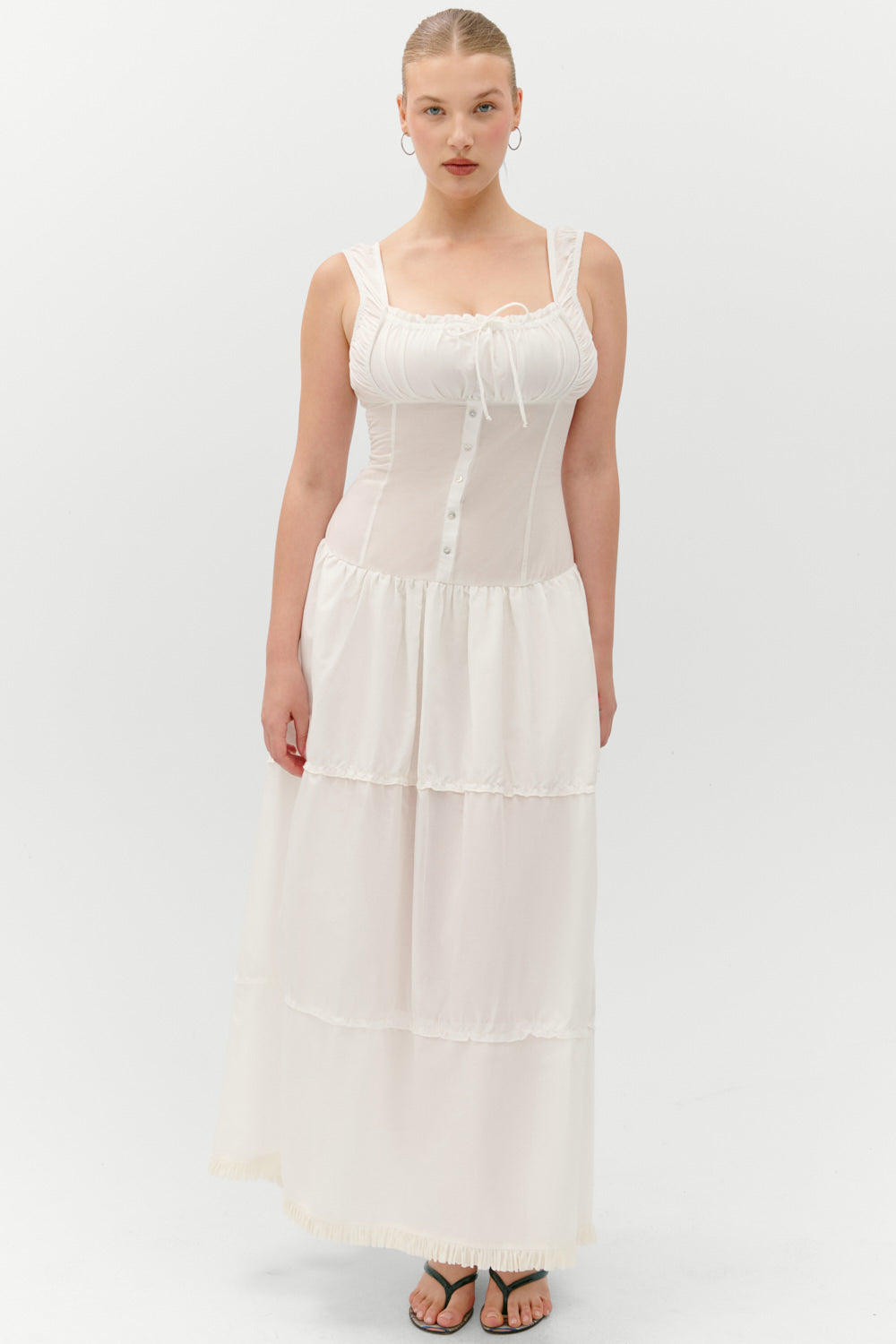 Christabelle Ruffle Maxi Dress - Sunrose
