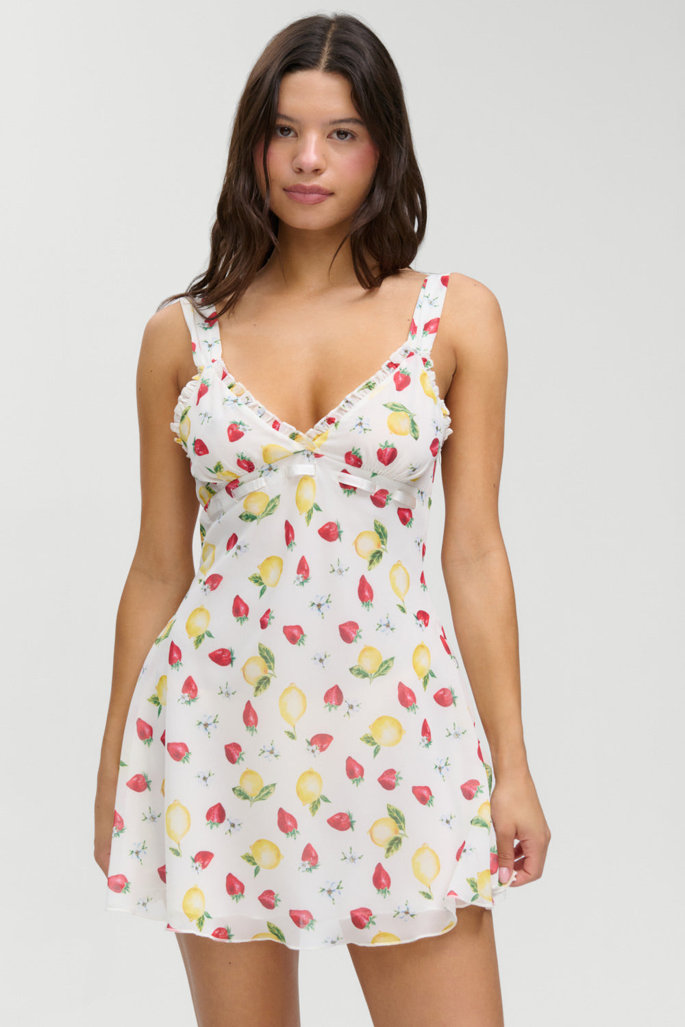 Dreamer Chiffon Mini Dress - Amalfi