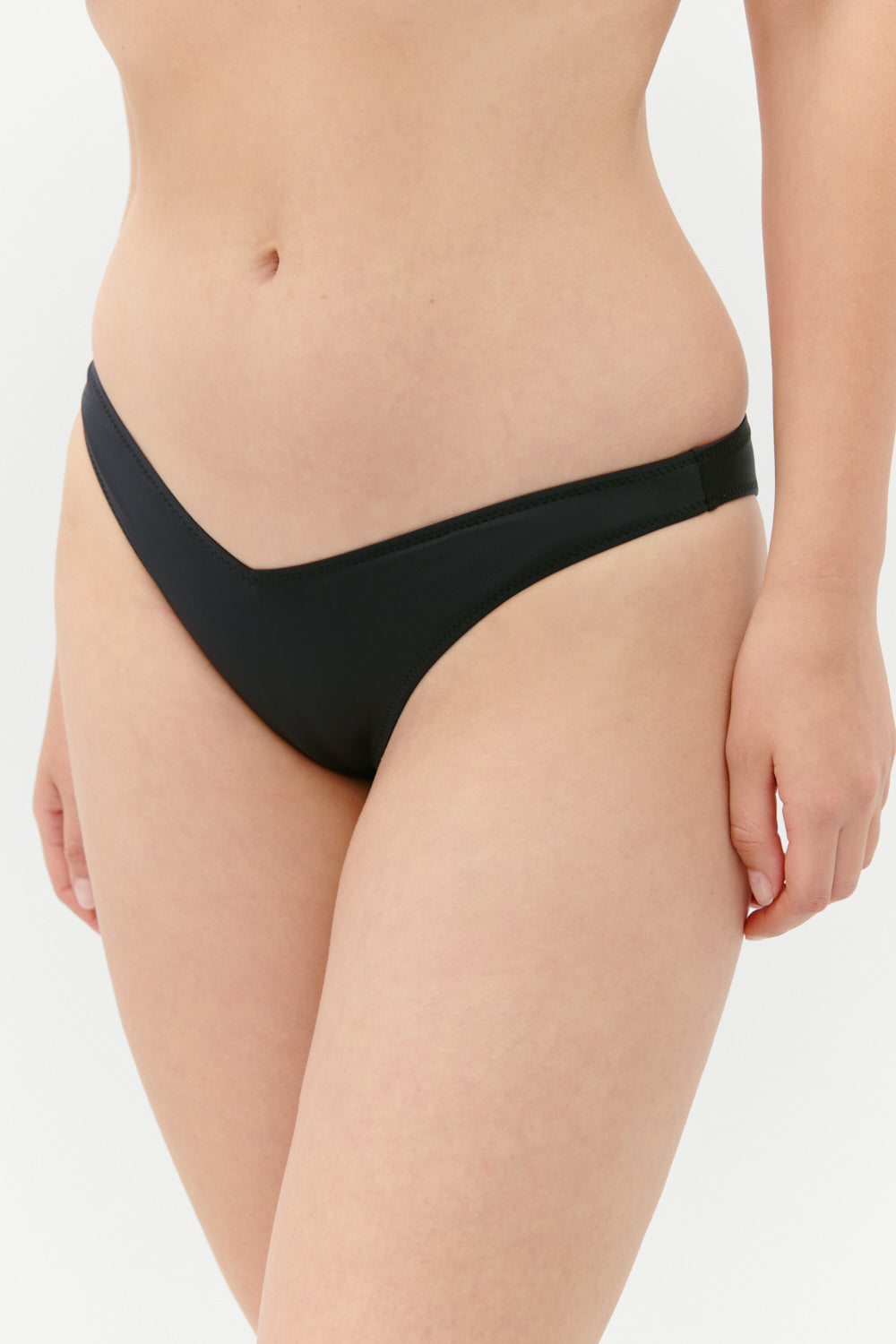 Harper Cheeky Bikini Bottom - Black