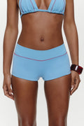 Kacey Cheeky Swim Shorts - Capri Sky