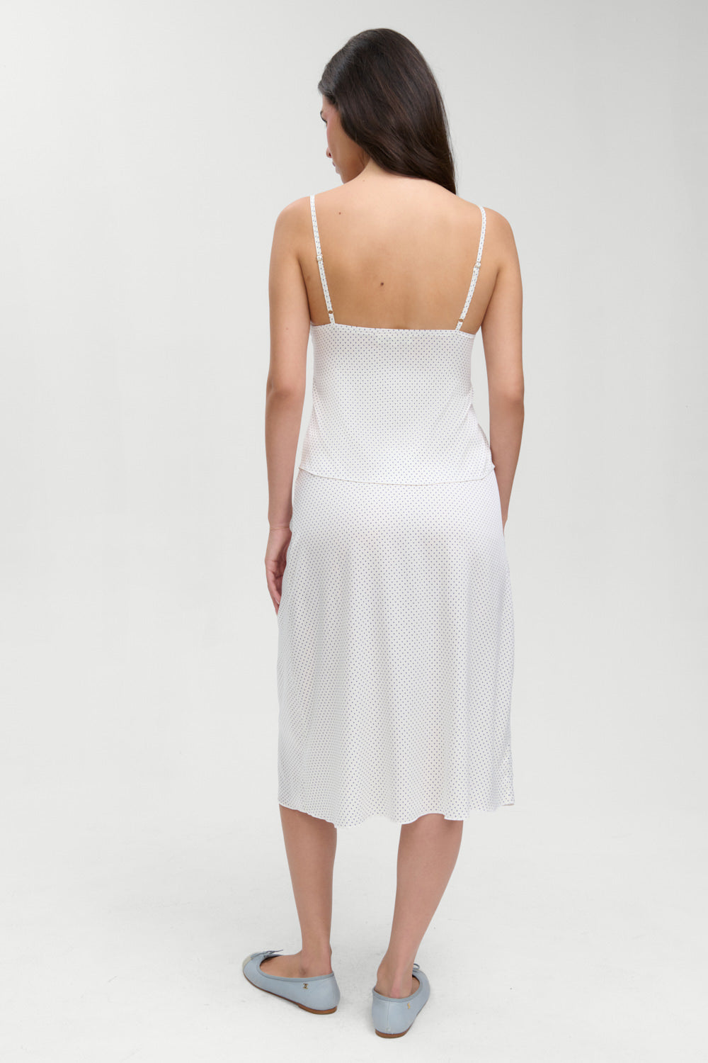 Laura Silk Camisole - French Pearl