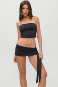 x JENNIE Peace Strapless Tankini - Black