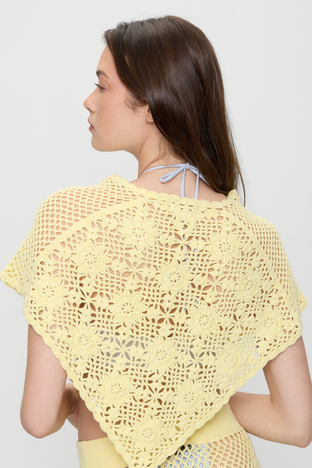 Sophie Crochet Poncho - Whipped Butter