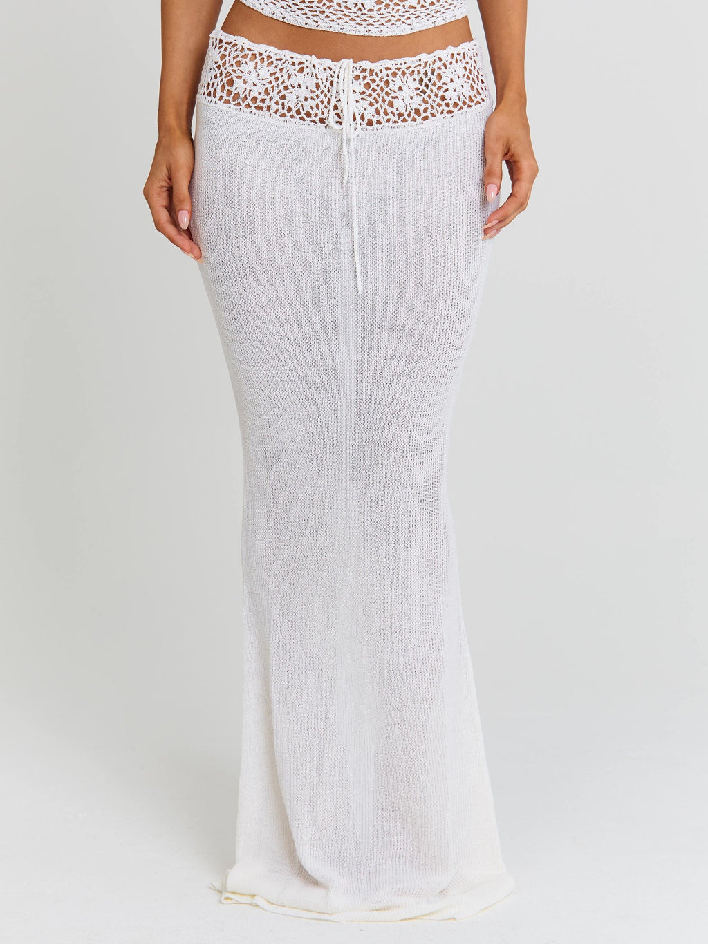 Harriett Maxi Skirt White