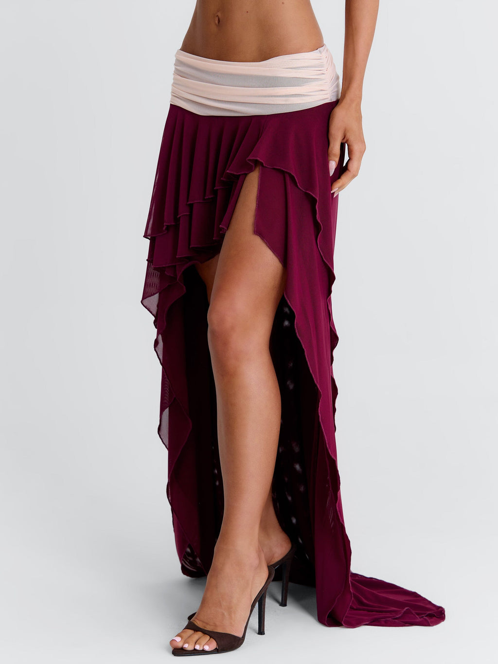 Jadai Maxi Skirt Wine