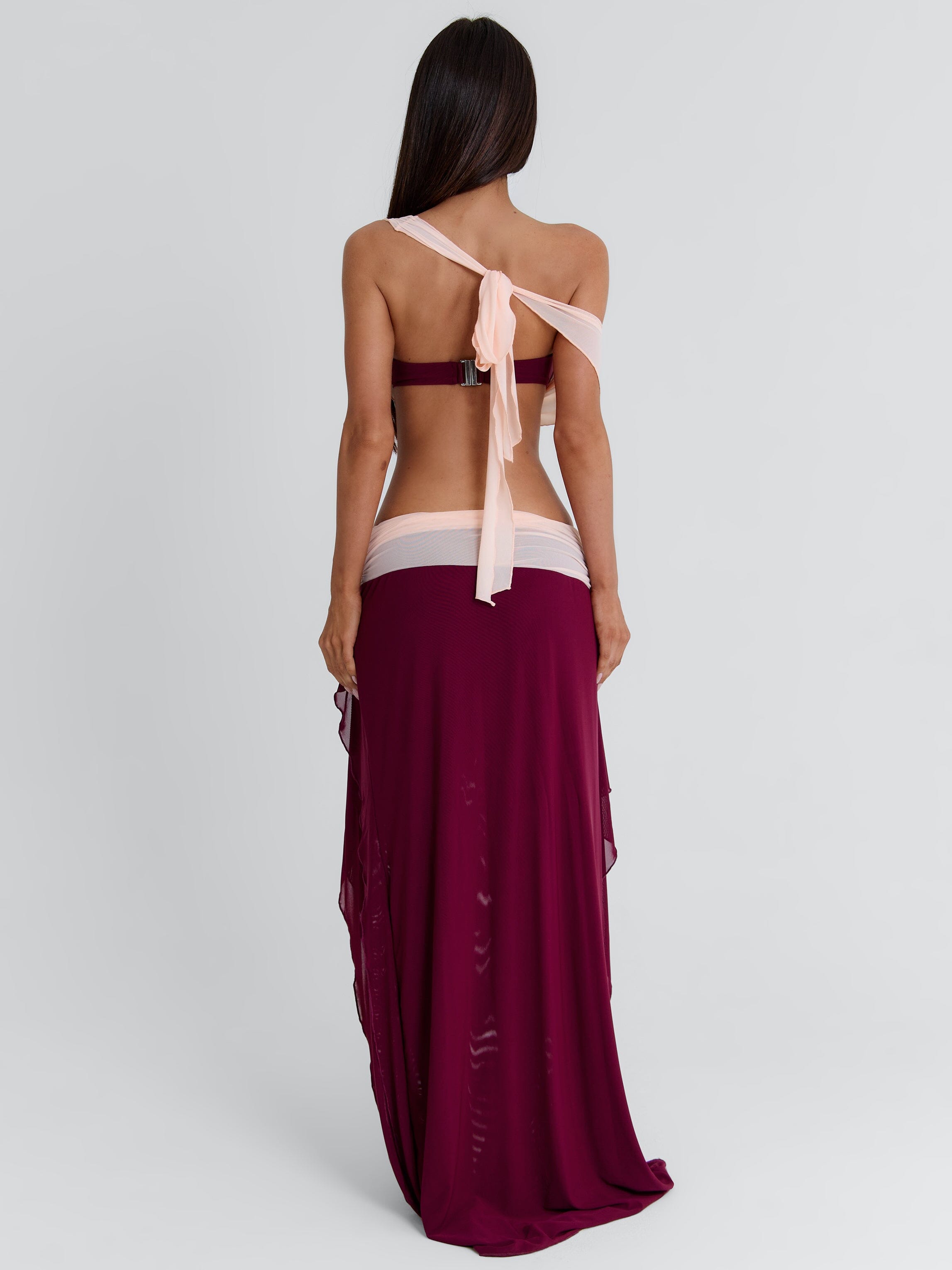 Jadai Maxi Skirt Wine