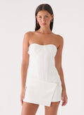 Jennah Mini Dress - White Dove