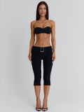 Cheyene Capri Pants Black