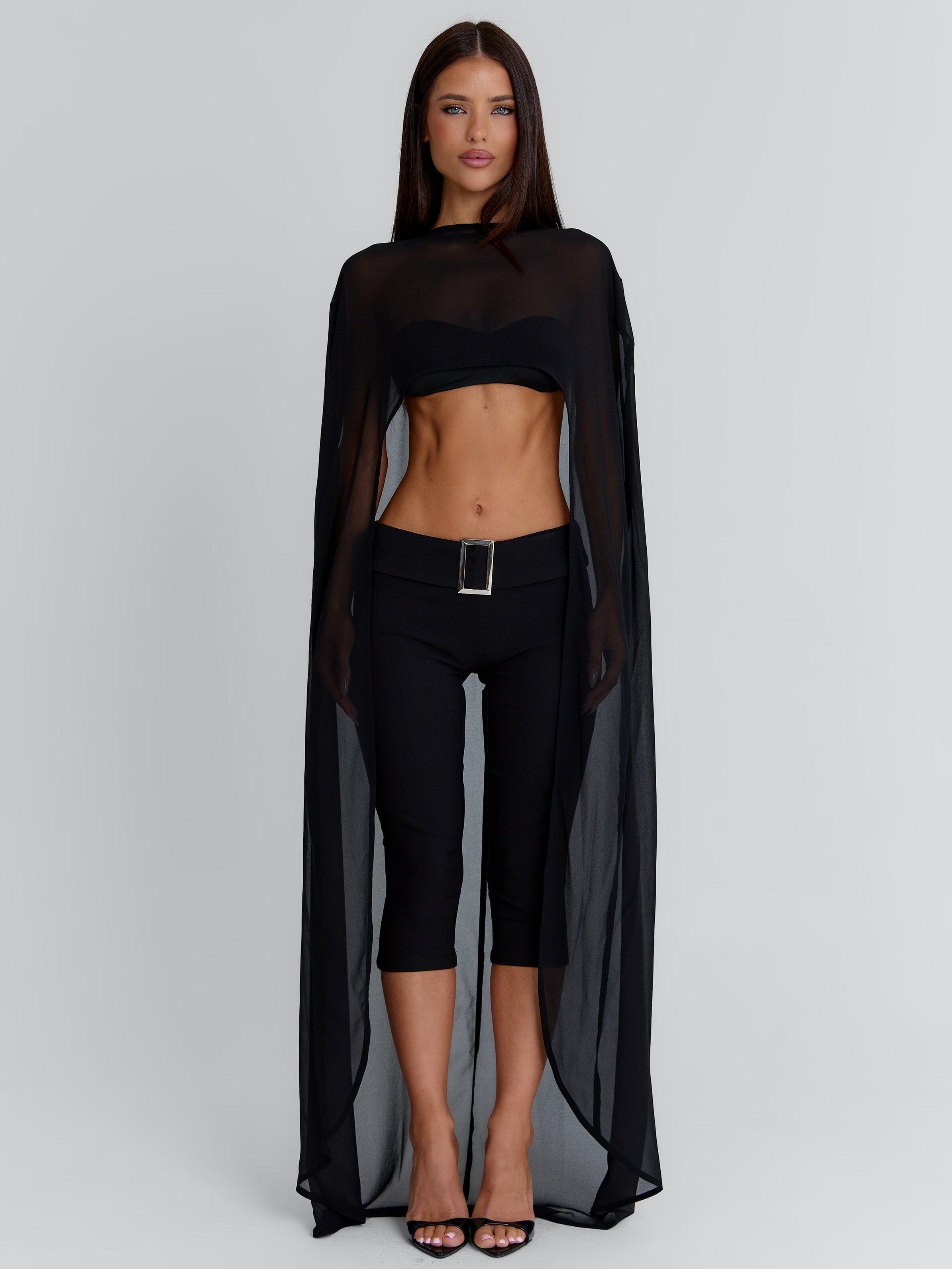 Cheyene Capri Pants Black