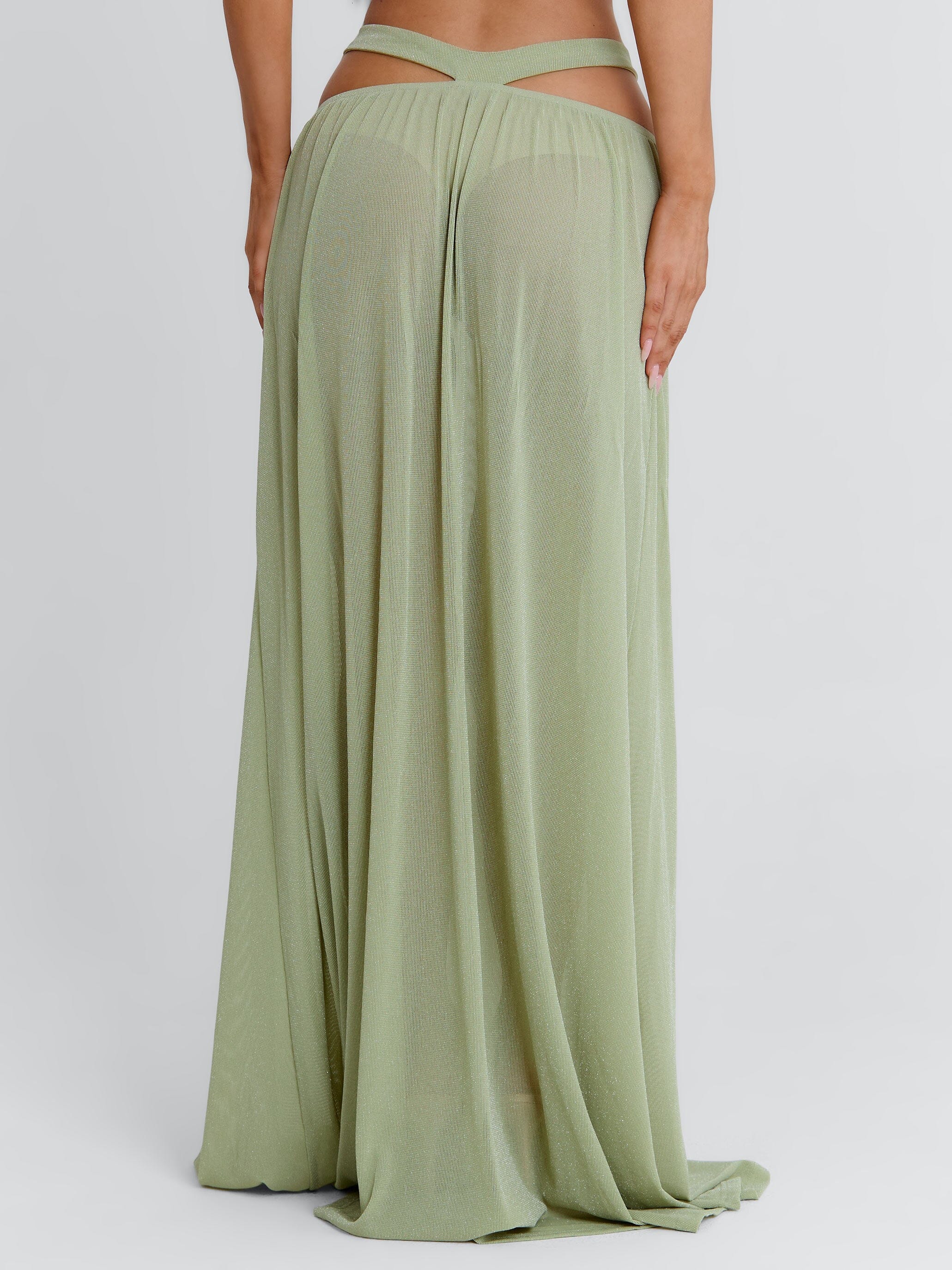 Kayley Maxi Skirt Sage