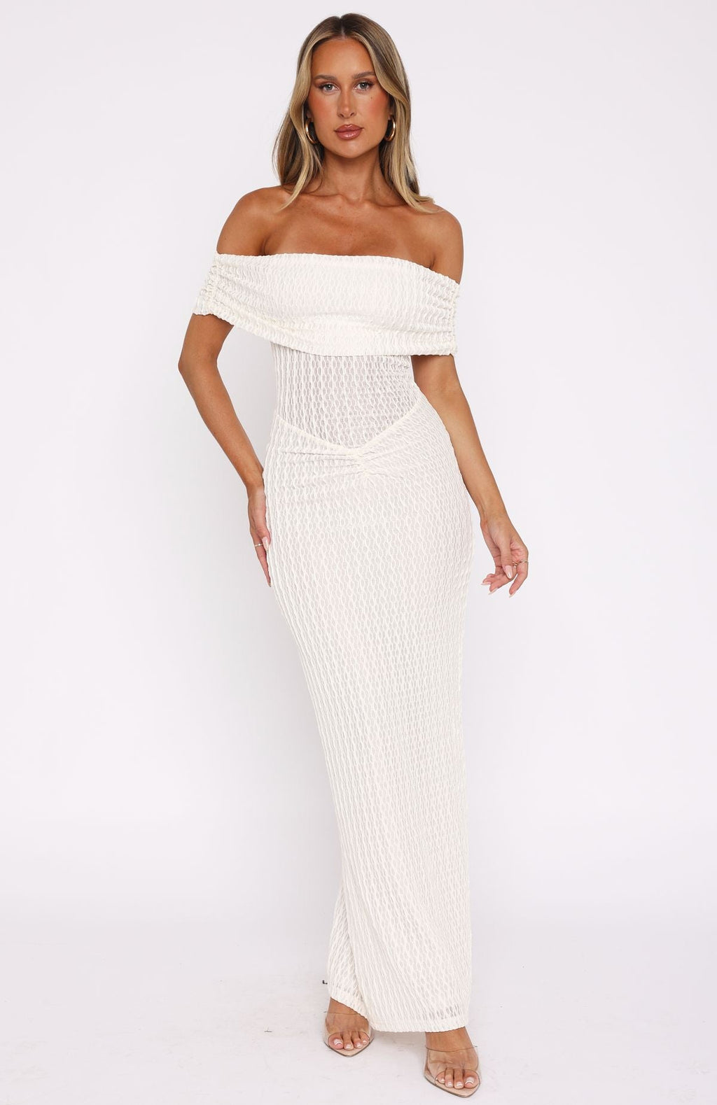 Unwritten Chapters Maxi Dress Off White