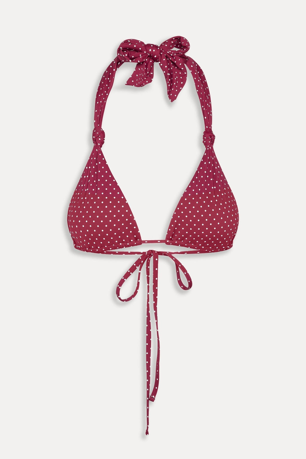 Kealy Polka Dot Bikini Top - Tuscany