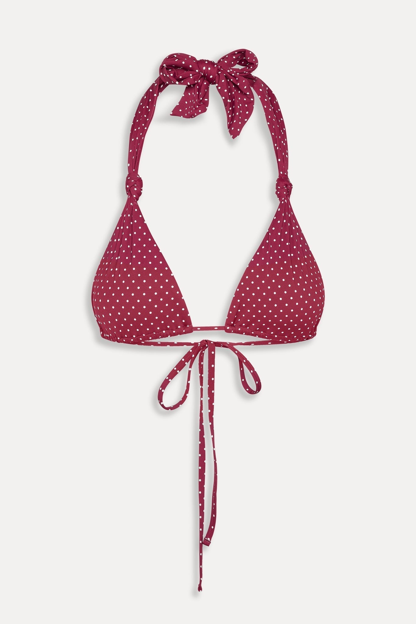 Kealy Polka Dot Bikini Top - Tuscany