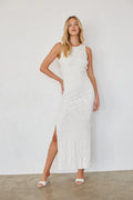 Liana Textured Bodycon Maxi Dress