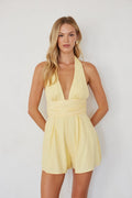 Lulu Halter Backless Romper