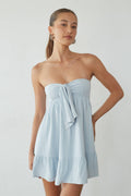 Lyric Babydoll Tie Mini Dress