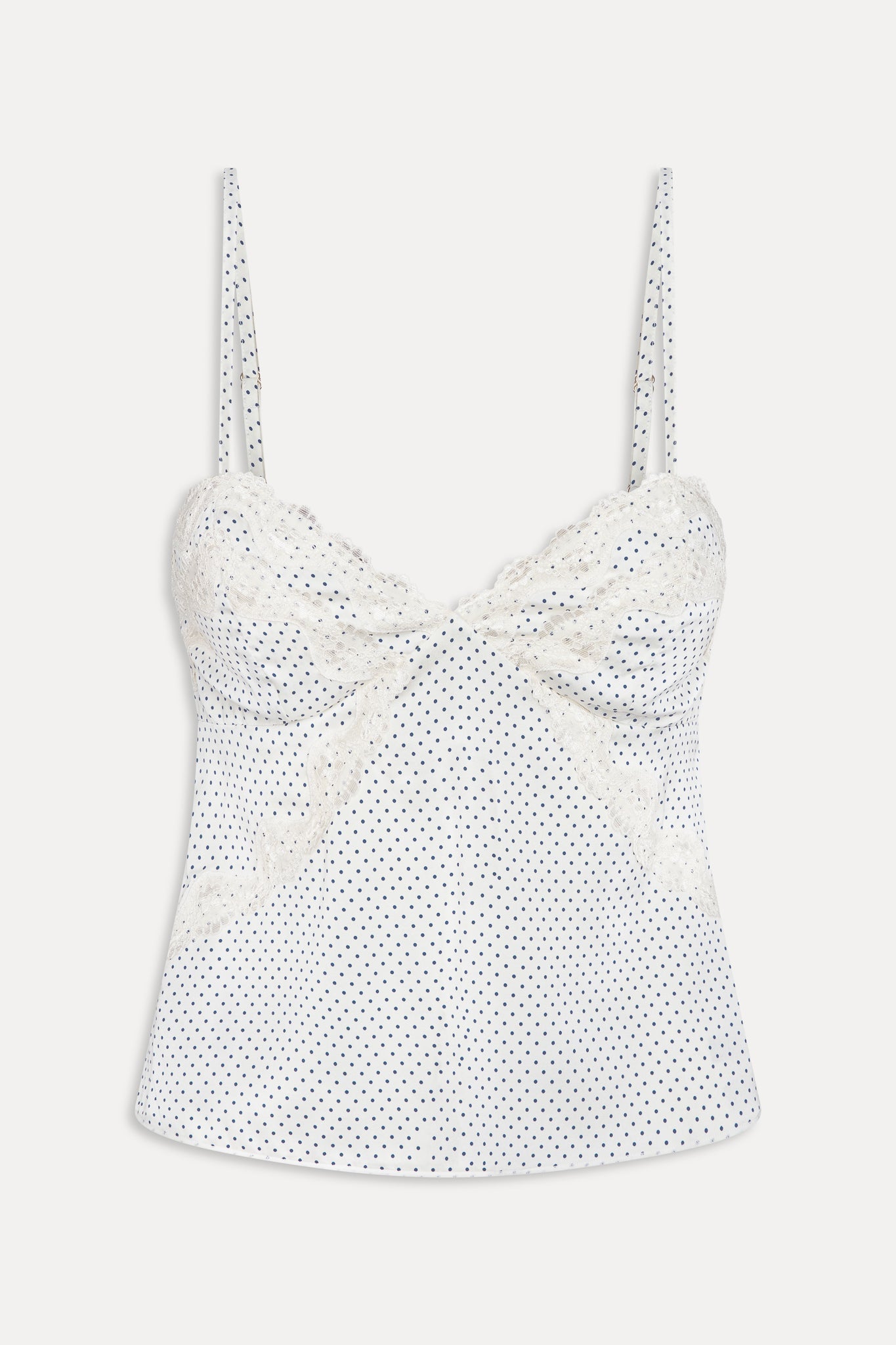 Laura Silk Camisole - French Pearl