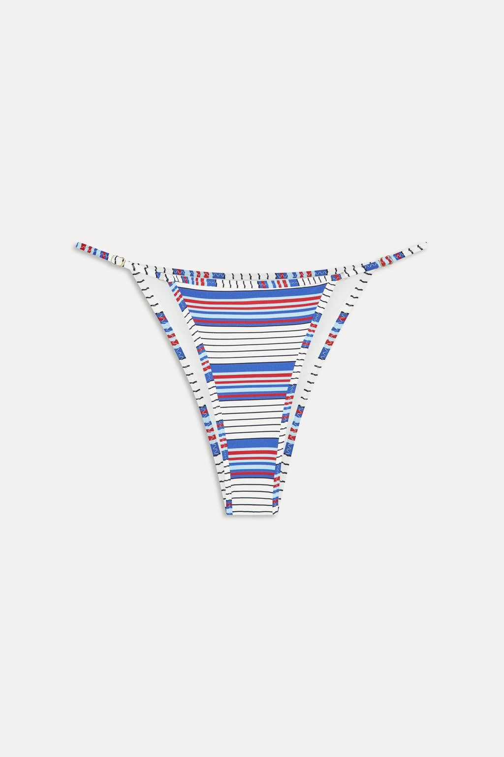 Luna Striped Bikini Bottom - St. Tropez Stripe