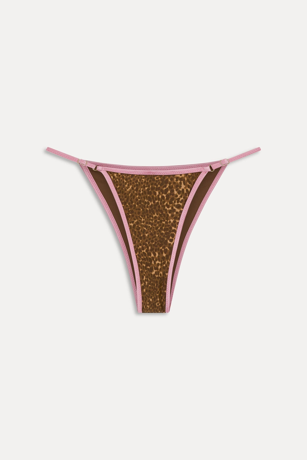 Luna Satin Bikini Bottom - Vintage Cheetah