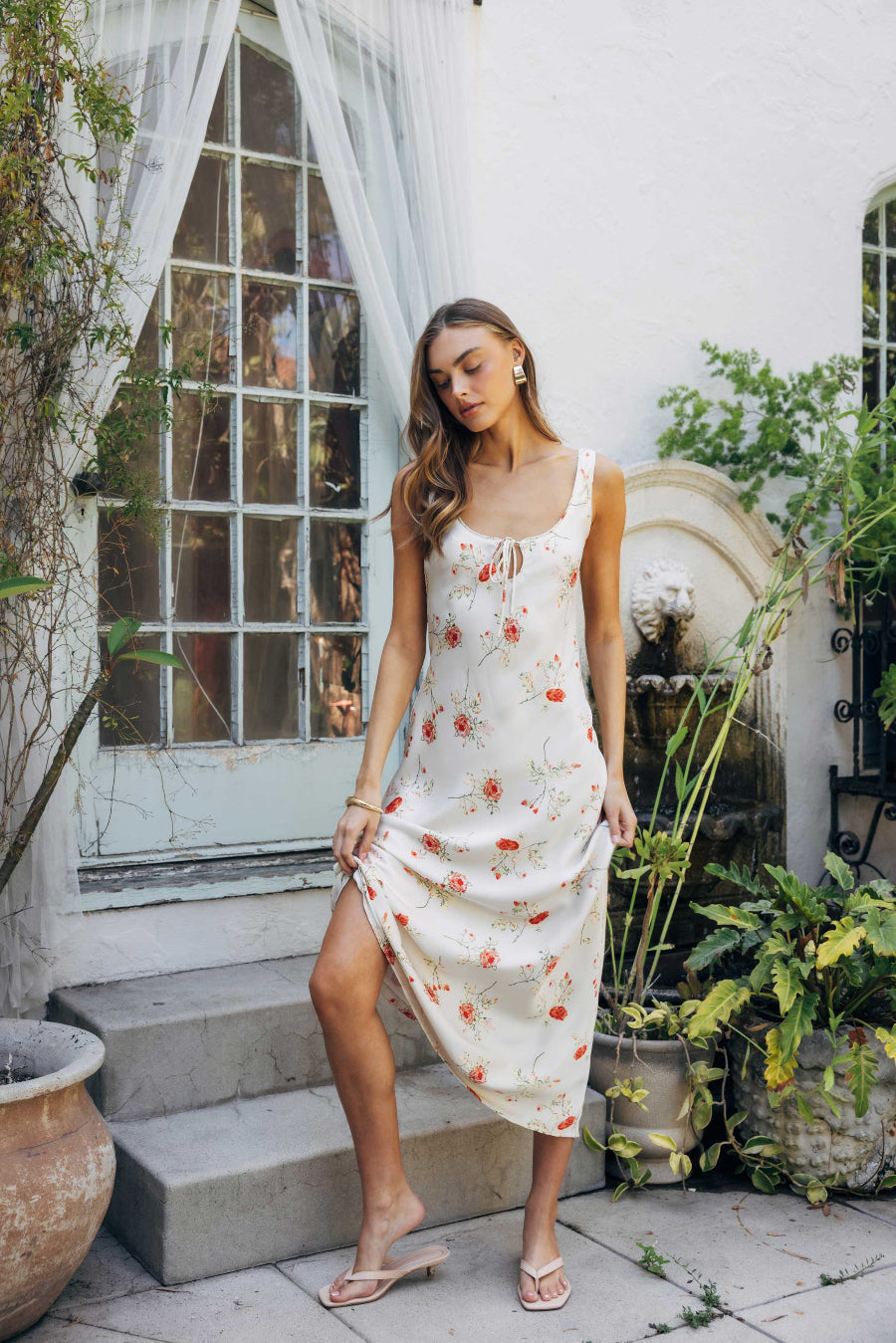 Malika Floral Maxi Dress