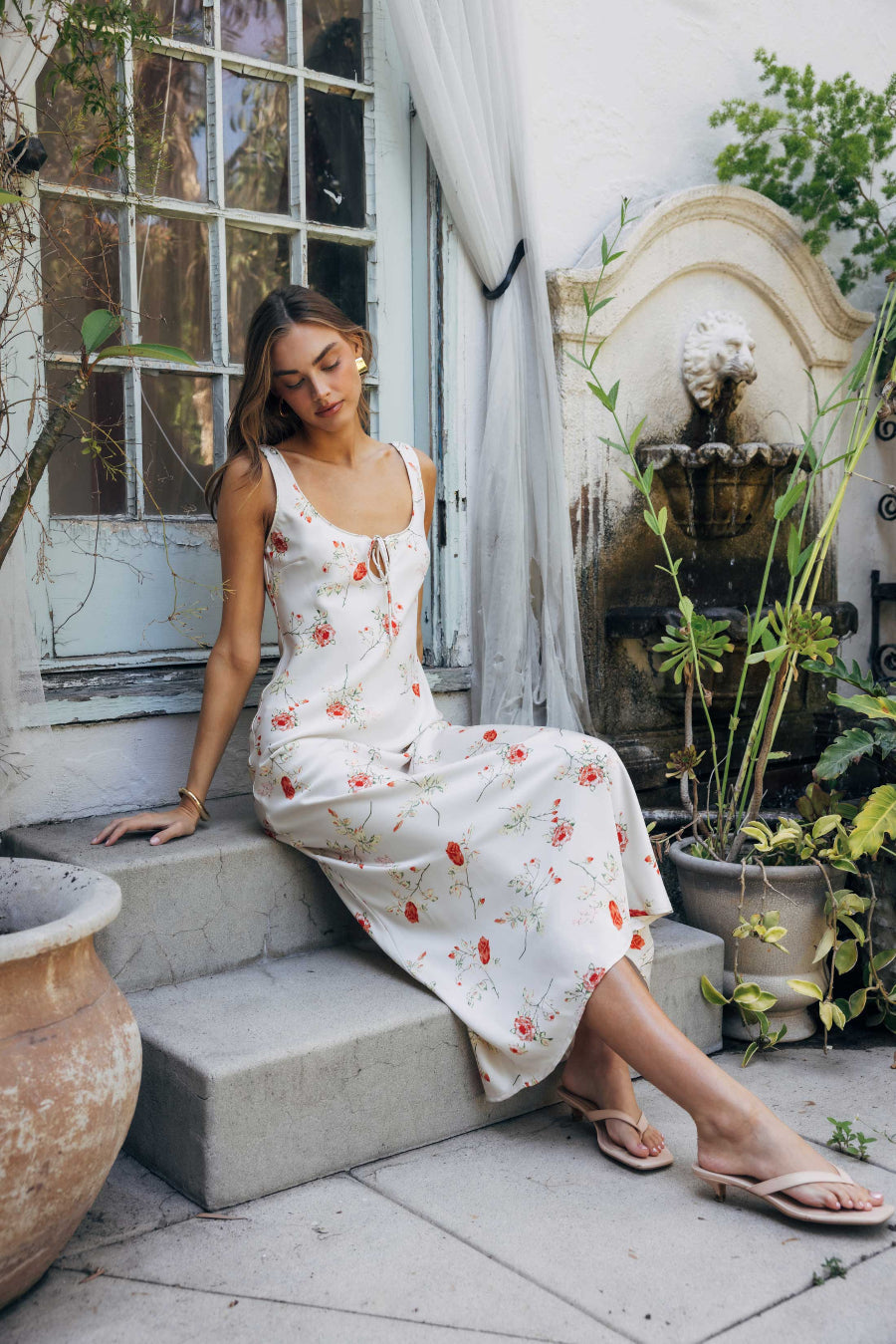 Malika Floral Maxi Dress