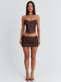 Monty Mini Skirt Bronze