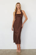 Mika Ruffle Halter Midi Dress