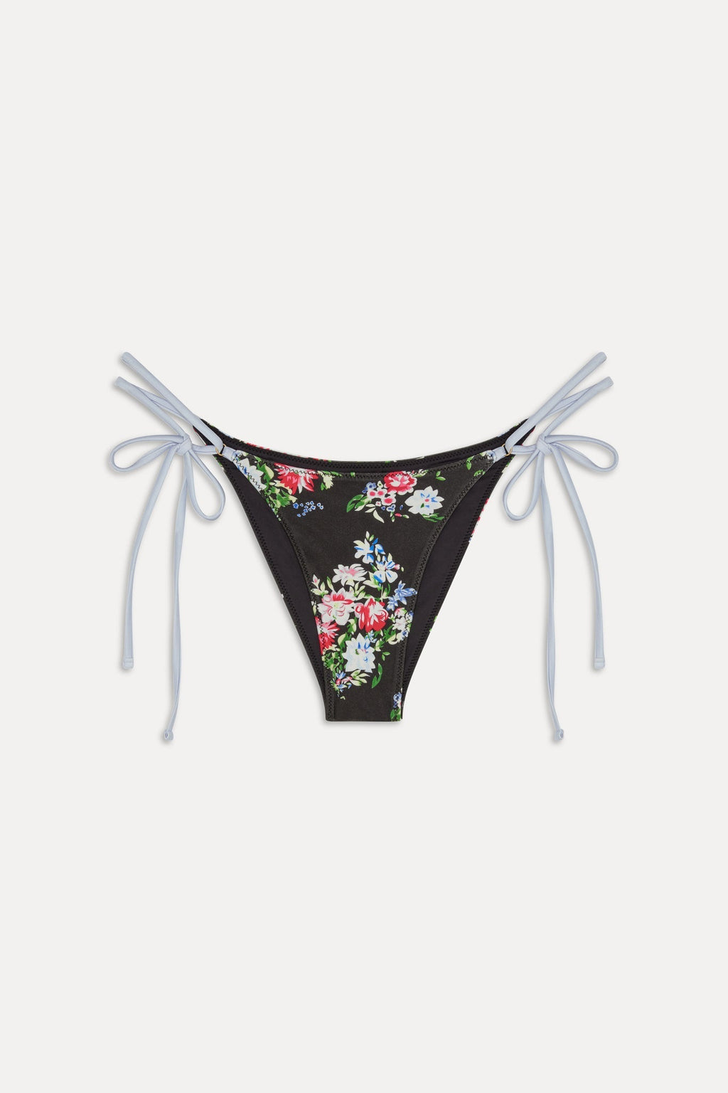 Mackenzie Satin Cheeky Bikini Bottom - Bouquet