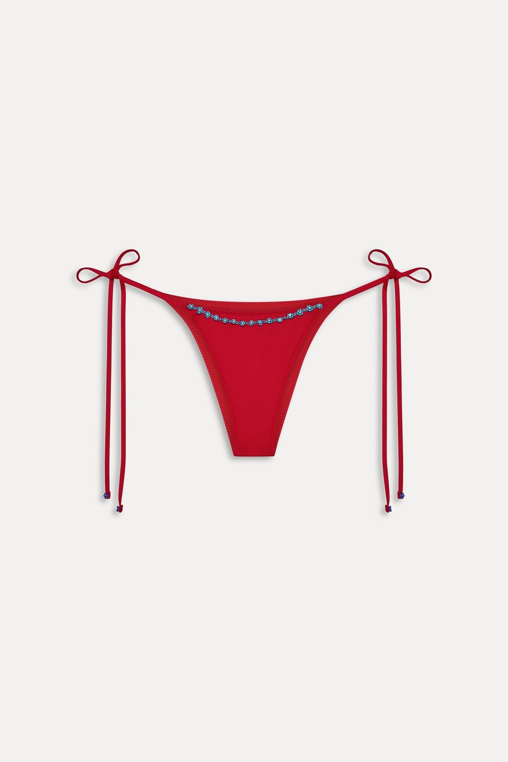 Mackenzie Beaded Cheeky Bikini Bottom - Havana