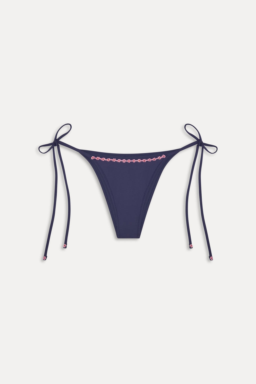 Mackenzie Cheeky String Bikini Bottom - Midnight Bloom