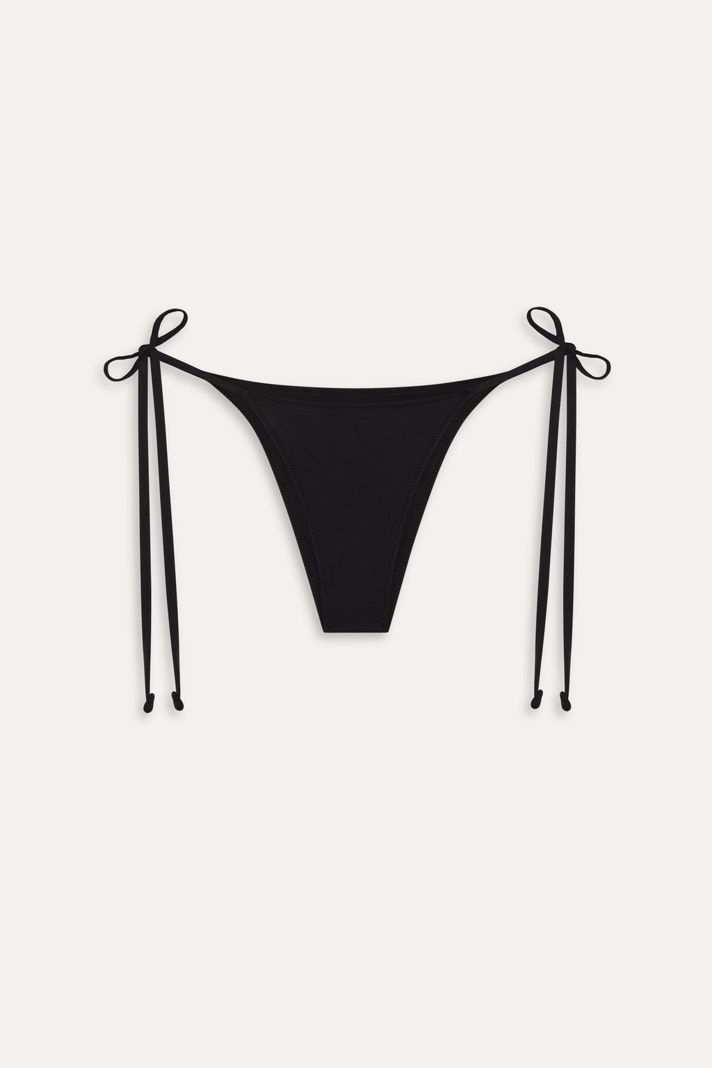 Mackenzie Cheeky String Bikini Bottom - Black