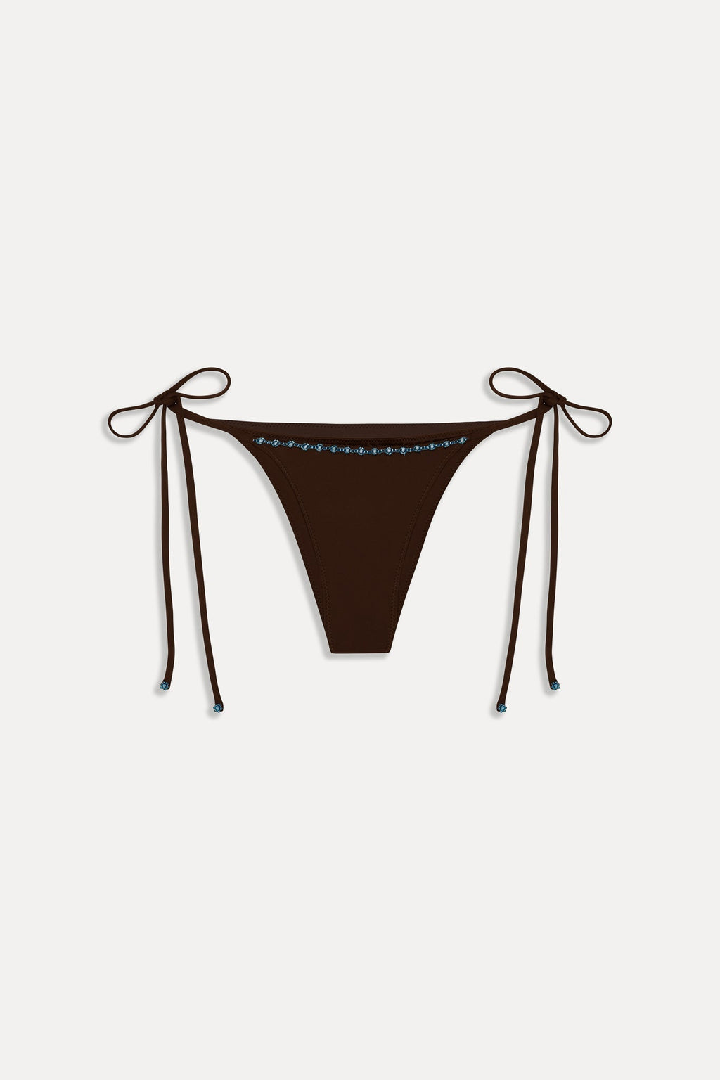 Mackenzie Cheeky Beaded Bikini Bottom - Kona Flower