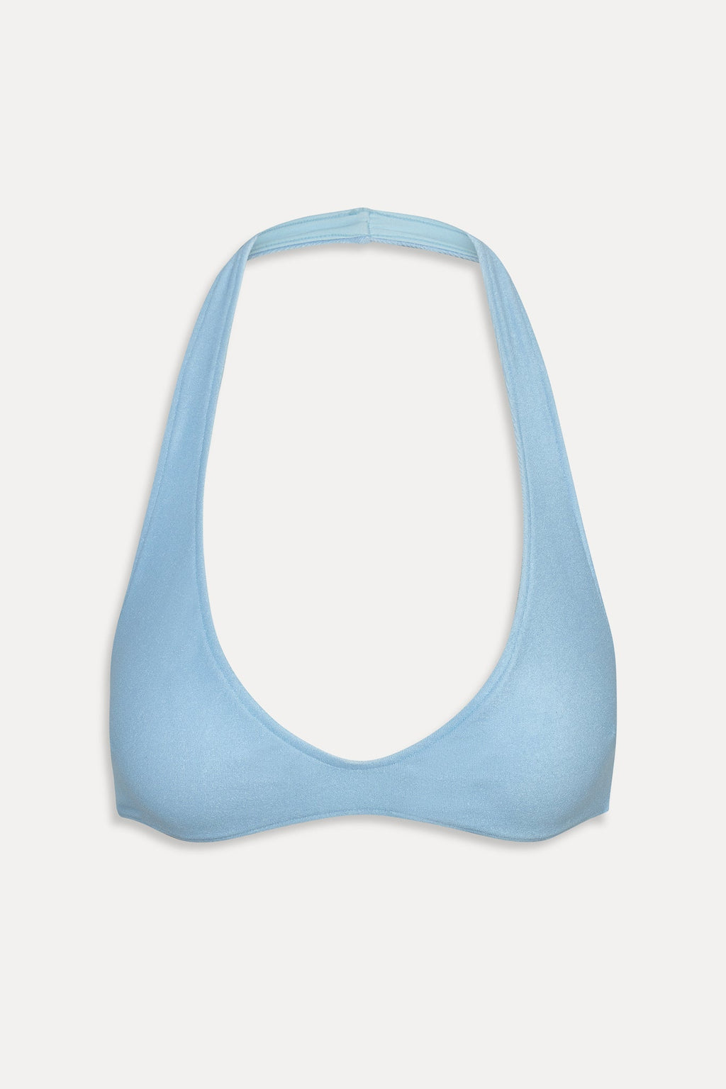 x JENNIE Malia Terry Bikini Top - Ocean Dip