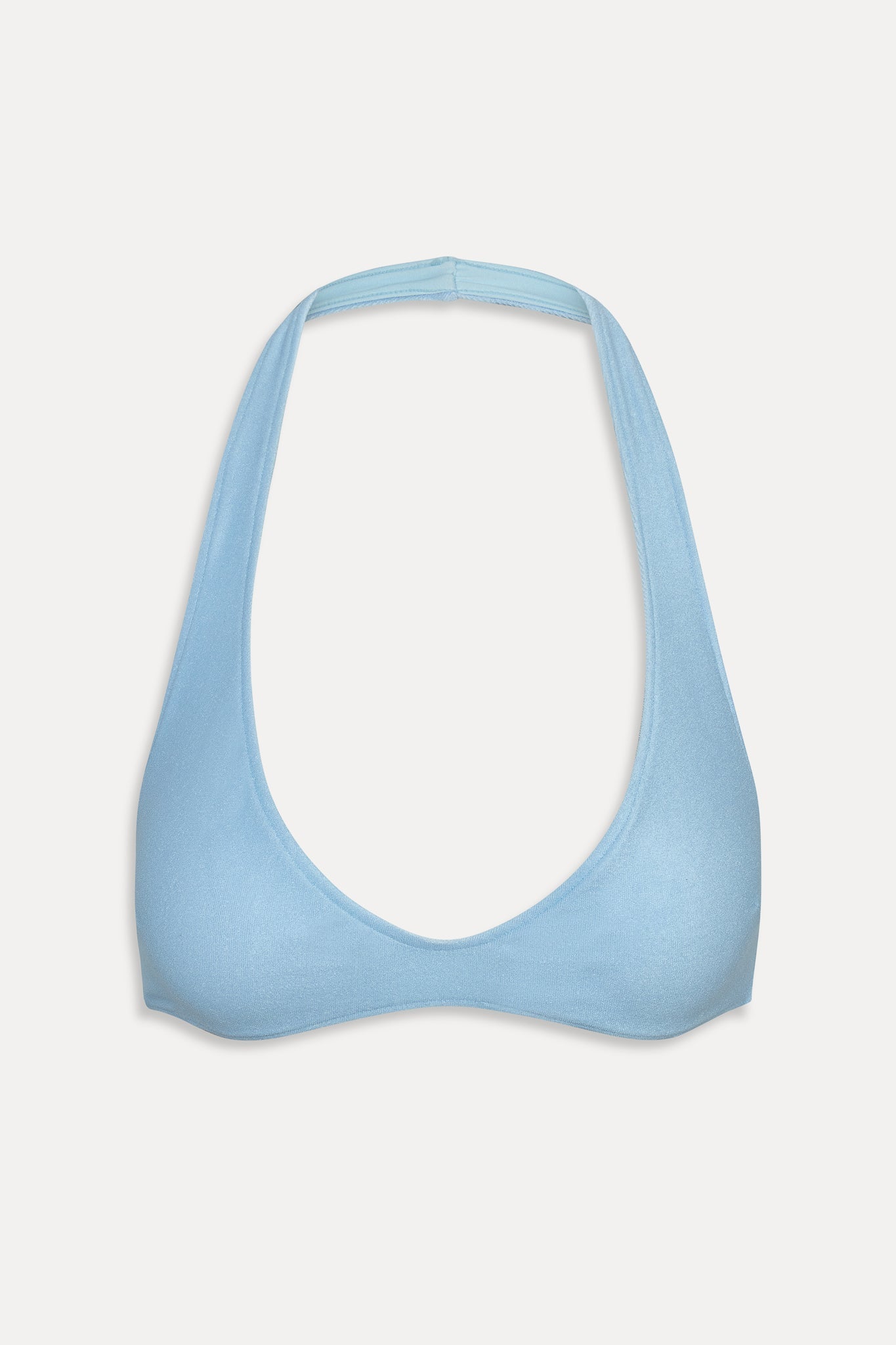 x JENNIE Malia Terry Bikini Top - Ocean Dip