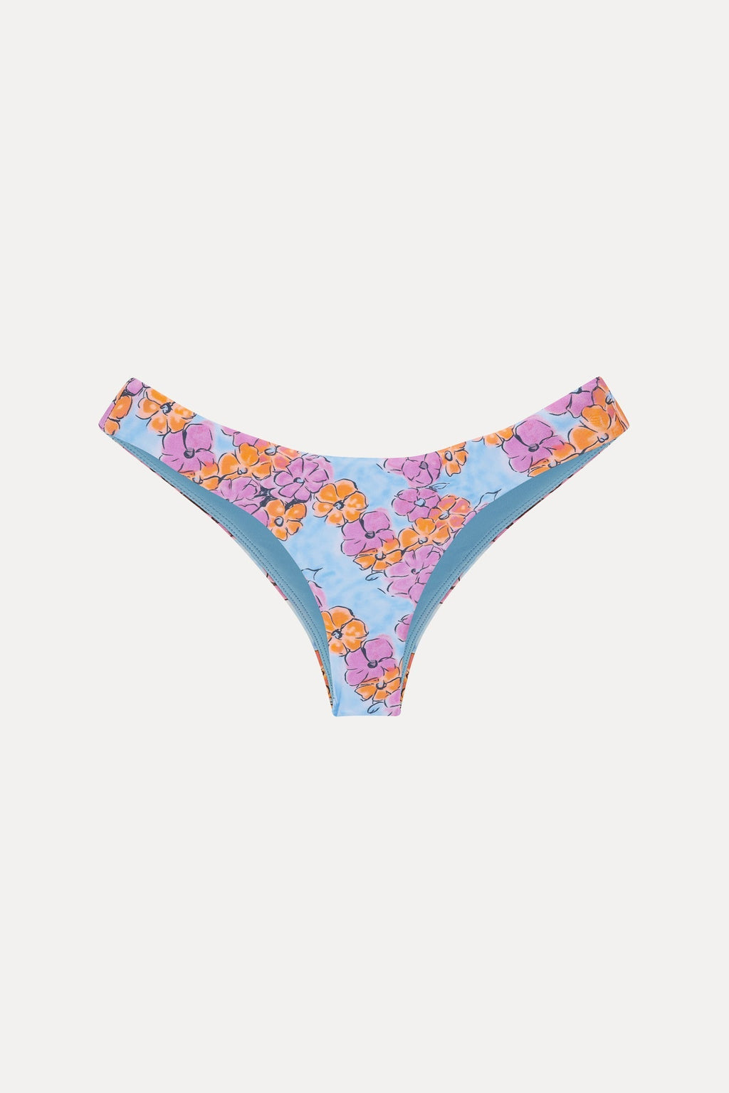 Marina Floral Cheeky Bikini Bottom - Color Me