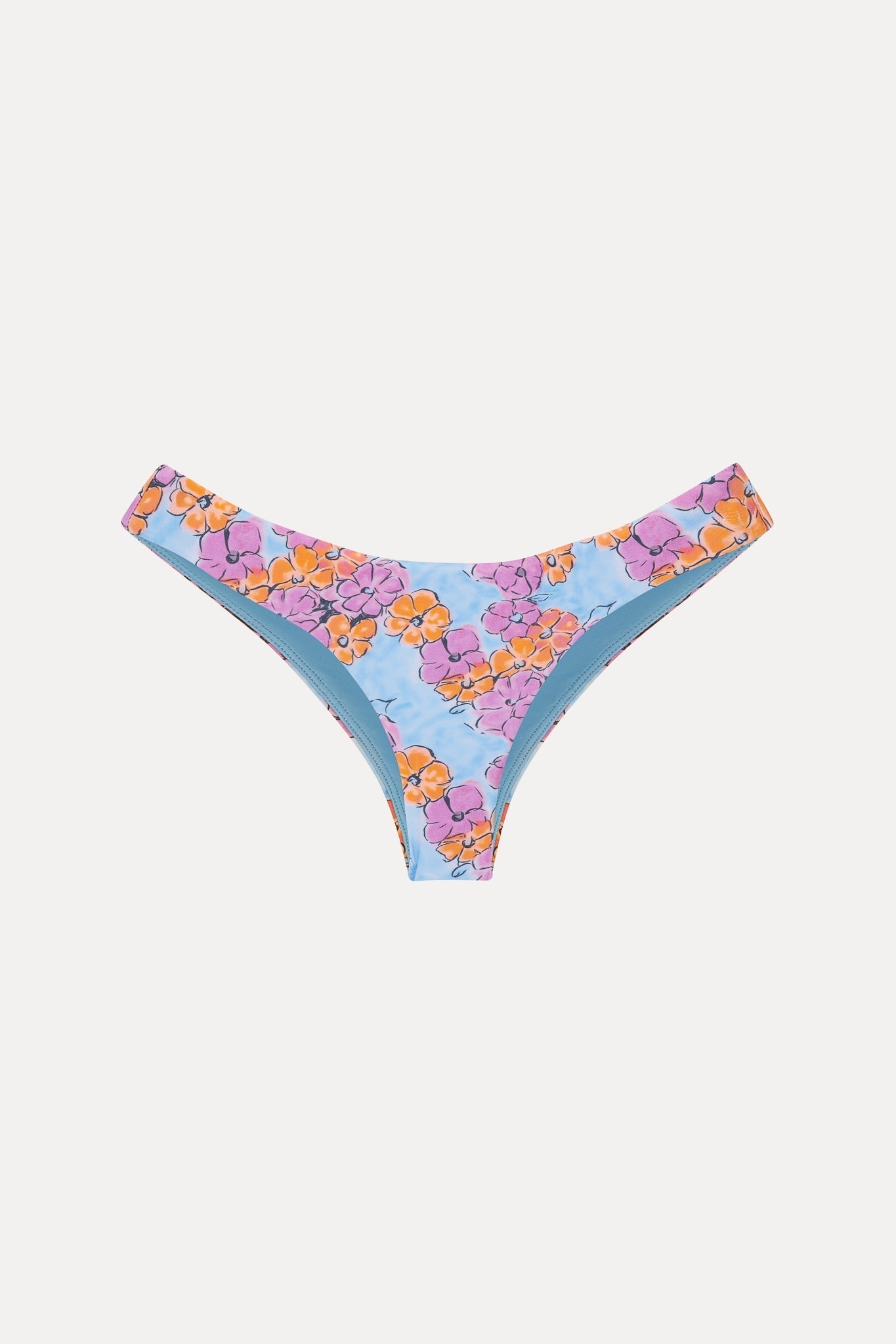 Marina Floral Cheeky Bikini Bottom - Color Me